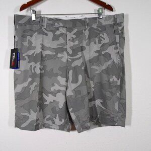 RLX Ralph Lauren Shorts Men's Size 38 Gray Camo Camouflage Water Repellent
